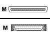 Adaptec - SCSI external cable - LVD - HD-50 (M) - 68 PIN VHDCI (M) - 1 m