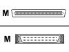 Adaptec - SCSI external cable - 68 PIN VHDCI (M) - HD-50 (M) - 1 m