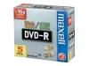 Maxell - 5 x DVD-R - 4.7 GB 16x - white - printable surface, printable inner hub - jewel case - storage media