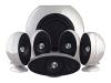 KEF KHT 3005 - Home theatre speaker system - high-gloss silver