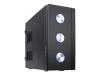 IN WIN J-Series J607 - Mid tower - ATX - no power supply - black - USB/FireWire/Audio