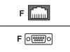 Cyclades - Serial RS-232 adapter - RJ-45 (F) - DB-9 (F)