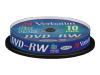 Verbatim - 10 x DVD-RW - 4.7 GB 6x - spindle - storage media