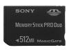 Sony - Flash memory card - 512 MB - MS PRO DUO