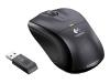 Logitech V450 Laser Cordless Mouse for Notebooks - Mouse - laser - wireless - RF - USB wireless receiver - black, charcoal
