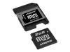 Kingston - Flash memory card ( SD adapter included ) - 2 GB - miniSD