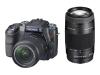 Sony a (alpha) DSLR-A100W - Digital camera - SLR - 10.2 Mpix - Sony DT 18-70mm and 75-300mm lenses - optical zoom: 3.9 x - supported memory: CF, Microdrive - black
