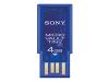 Sony Micro Vault Tiny - USB flash drive - 4 GB - Hi-Speed USB
