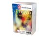 Nashua - Storage DVD jewel case - capacity: 1 CD, 1 DVD - clear (pack of 5 )