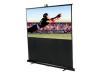 InFocus Manual Pull-up Screen - Projection screen - 84 in - 16:9 - Matte White - black