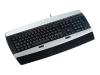Cherry CyMotion Master Plus9 G86-21000 - Keyboard - PS/2, USB - 105 keys - black, silver - Belgium