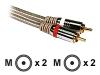 Philips SWA3521 - Audio cable - RCA (M) - RCA (M) - 1.5 m - shielded