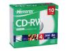 Memorex - 10 x CD-RW - 700 MB ( 80min ) 1x - 4x - slim jewel case - storage media