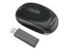 Kensington Ci65m Notebook Wireless Optical Mouse - Mouse - optical - 3 button(s) - wireless - RF - USB wireless receiver - black, silver