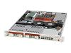 Supermicro SC811 S-520 - Rack-mountable - 1U - ATX - SCSI - hot-swap - power supply 520 Watt - beige