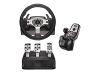 Logitech G25 Racing Wheel - Wheel, pedals and gear shift lever set - Sony PlayStation 2, PC - black, silver
