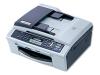 Brother MFC 240C - Multifunction ( fax / copier / printer / scanner ) - colour - ink-jet - copying (up to): 18 ppm (mono) / 16 ppm (colour) - printing (up to): 25 ppm (mono) / 20 ppm (colour) - 100 sheets - 14.4 Kbps - USB