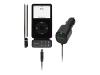 Belkin TuneFM for iPod - Digital player FM transmitter / charger for car - black