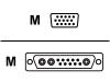 IBM - Display cable - 13W3 (M) - HD-15 (M) - 1.8 m - black