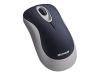 Microsoft Wireless Optical Mouse 2000 - Mouse - optical - 3 button(s) - wireless - RF - USB wireless receiver - Black Pearl