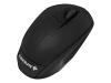 Cherry eVolution LIBERTY Wireless Optical Mouse M-6650 - Mouse - optical - 5 button(s) - wireless - RF - USB / PS/2 wireless receiver - black