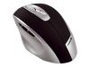 Cherry eVolution ERGO-SHARK R Wireless Right-hand Laser Mouse M-200R - Mouse - laser - 7 button(s) - wireless - RF - USB wireless receiver - black, silver
