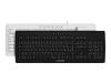 Cherry eVolution STREAM Corded MultiMedia Keyboard G85-23000 - Keyboard - PS/2, USB - 105 keys - grey - Belgium