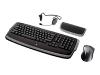 Logitech EasyCall Desktop - Keyboard - wireless - RF - mouse - USB wireless receiver - black, silver