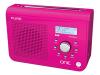 PURE Digital ONE - DAB / FM portable radio - pink