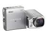 Nikon Coolpix S10 - Digital camera - 6.0 Mpix - optical zoom: 10 x - supported memory: SD - silver
