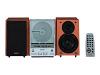 Sony CMT-EX1 - Micro system - radio / CD - silver, wood look
