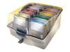 Fellowes Softworks - Media storage box - capacity: 100 diskettes - grey