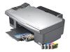 Epson Stylus DX6000 - Multifunction ( printer / copier / scanner ) - colour - ink-jet - copying (up to): 26 ppm (mono) / 26 ppm (colour) - printing (up to): 27 ppm (mono) / 27 ppm (colour) - 100 sheets - USB