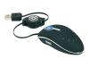 Sweex Mini Optical Mouse Retractable USB - Mouse - optical - wired - USB