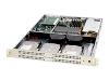 Supermicro SC812L 410 - Rack-mountable - 1U - extended ATX - power supply 410 Watt - beige