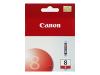 Canon CLI 8R - Ink tank - 1 x red