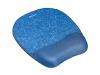 Fellowes Onde - Mouse pad with wrist pillow - white, blue