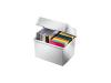 Fellowes Multimedia Organizer - Storage CD cabinet - capacity: 80 diskettes, 14 CD - platinum