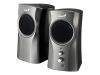 Genius SP E120 - PC multimedia speakers - 2 Watt (Total) - metallic silver