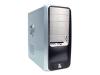 AOpen QF 50C - Mid tower - ATX - power supply 350 Watt - silver - USB/Audio