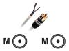 Monster Cable Interlink I201 SWHT 2,5 - Subwoofer cable - RCA (M) - RCA (M) - 2.5 m - white