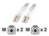 VALUE - Patch cable - LC multi-mode (M) - LC multi-mode (M) - 1 m - fiber optic - 62.5 / 125 micron - orange