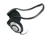 Creative HQ-80 - Headphones ( behind-the-neck ) - black, silver
