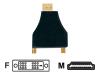 Sweex - Video adapter - 19 pin HDMI (M) - DVI-D (F)