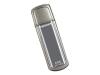 Transcend JetFlash 160 - USB flash drive - 8 GB - Hi-Speed USB - metallic silver