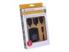 Covertec Universal PDA-Smartphone Sync & Charge kit - USB cable with AC & car charge adapters