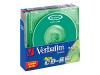 Verbatim Colours - 5 x CD-RW (8cm) - 210 MB 4x - slim jewel case - storage media