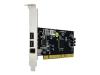 Sweex 2 Port FireWire 800 & 1 Port FireWire 400 PCI Card - FireWire adapter - PCI - Firewire, FireWire 800 - 3 ports