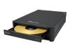 Plextor PX-755UF - Disk drive - DVDRW (R DL) - 16x/16x - Hi-Speed USB/IEEE 1394 (FireWire) - external - black