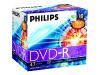 Philips DM4S6J10C - 10 x DVD-R - 4.7 GB ( 120min ) 16x - jewel case - storage media
